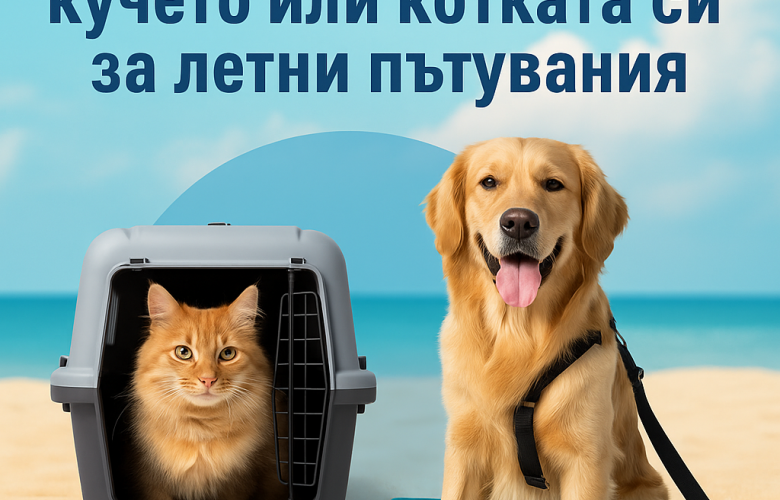 Как да подготвим кучето или котката си за летни пътувания